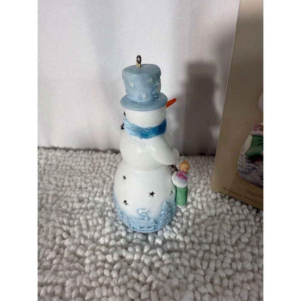 Hallmark Keepsake Ornament‎ Club Snowman Stanley T Starr 2008 Christmas Decor